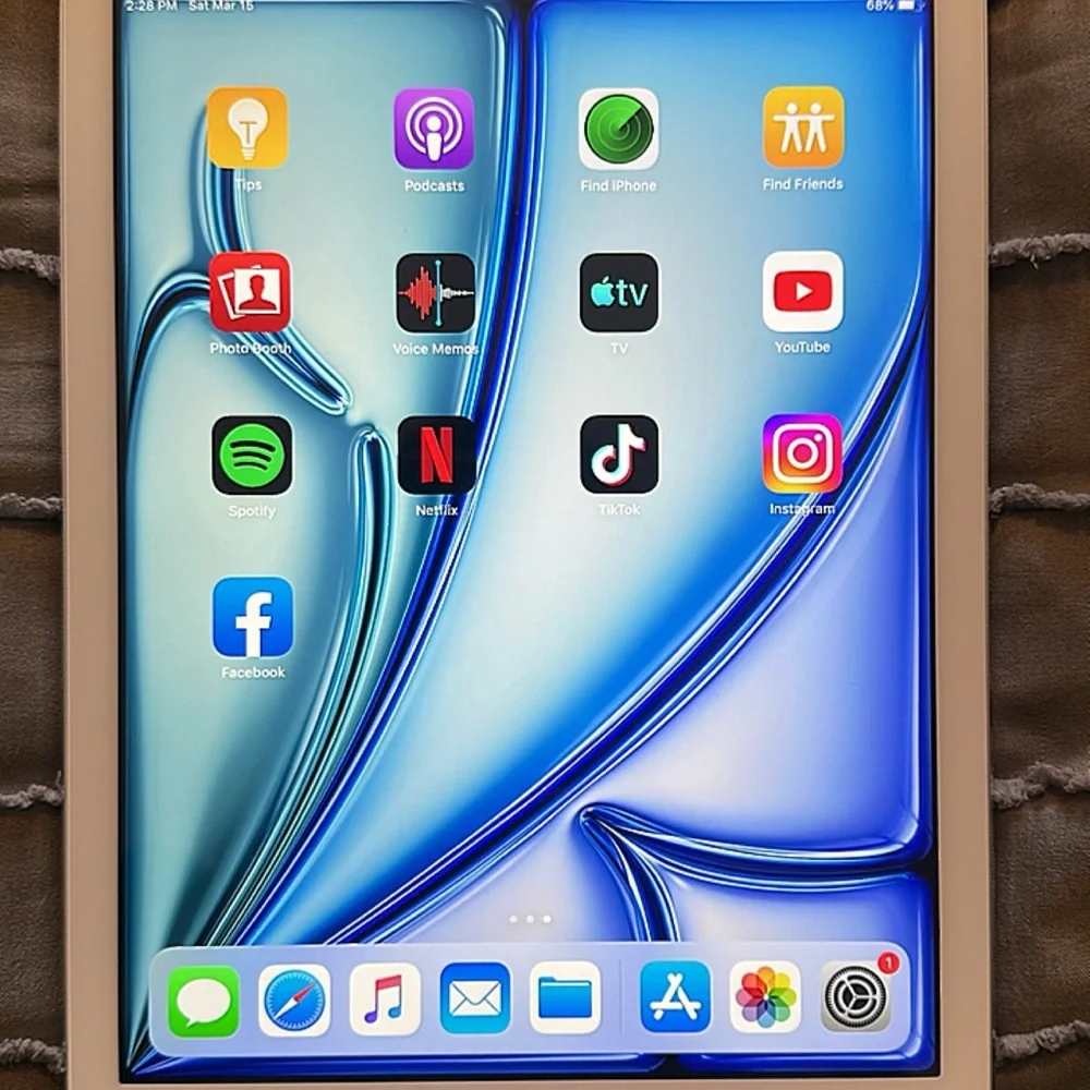 Apple Silver Tablet Sleek Design High-Resolution Display